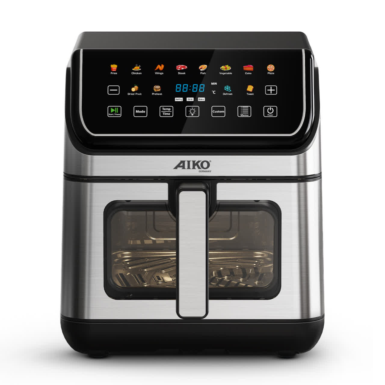 سرخ کن آیکو مدل AK626FR ظرفیت ۸ لیتر با نمایشگر لمسی